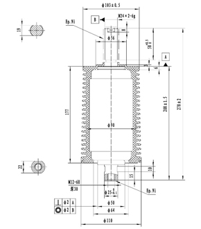 TD-24/(630、1250)-25C2J真空滅弧室
