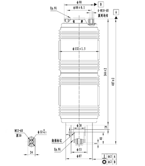 TD-40.5/(1250、1600、2000、2500)-31.5N1滅弧室