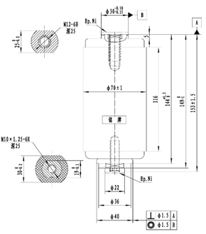 TF-12/630-(20、25)F4負荷開關用滅弧室