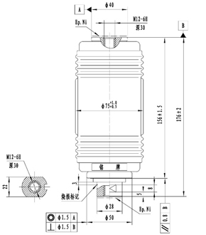 TD-12/(630、1250)-25AG1固封極柱滅弧室